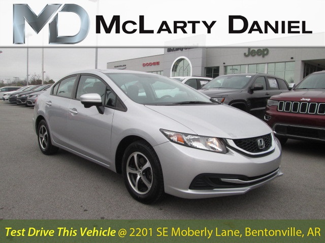 Pre Owned 2015 Honda Civic Se 4d Sedan In Bentonville Pe044211